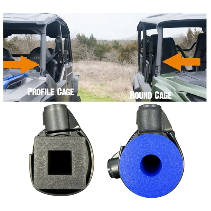 Suporte com Abraçadeira 360 para Roll Bar Atv / Utv - Quad Lock  4