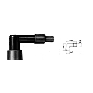 Cachimbo de Vela de Ignição NGK LB10FF - 8359