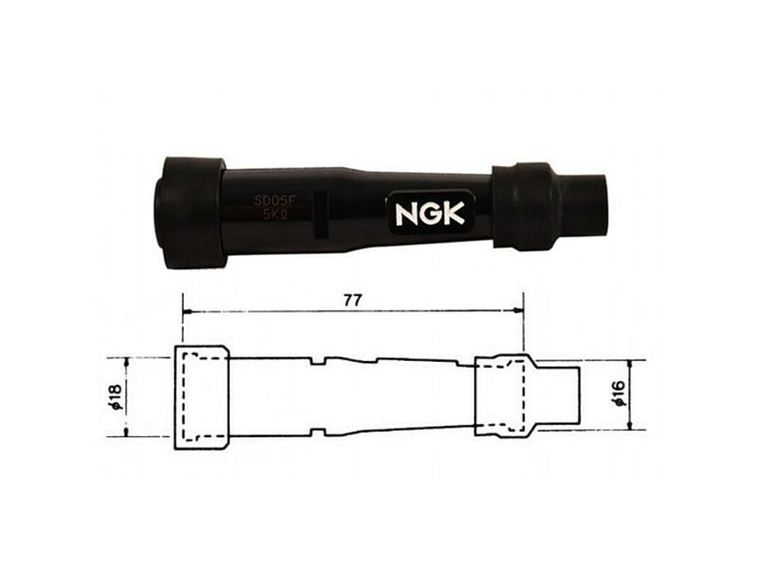 Cachimbo de Vela de Ignição NGK SB10E - 8803 1