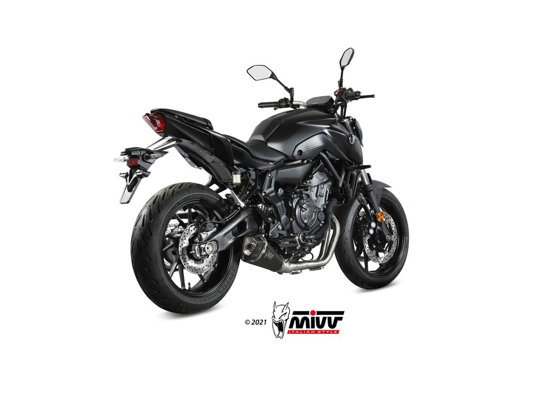Escape MIVV Delta Race Preto Yamaha MT-07 21-24  2