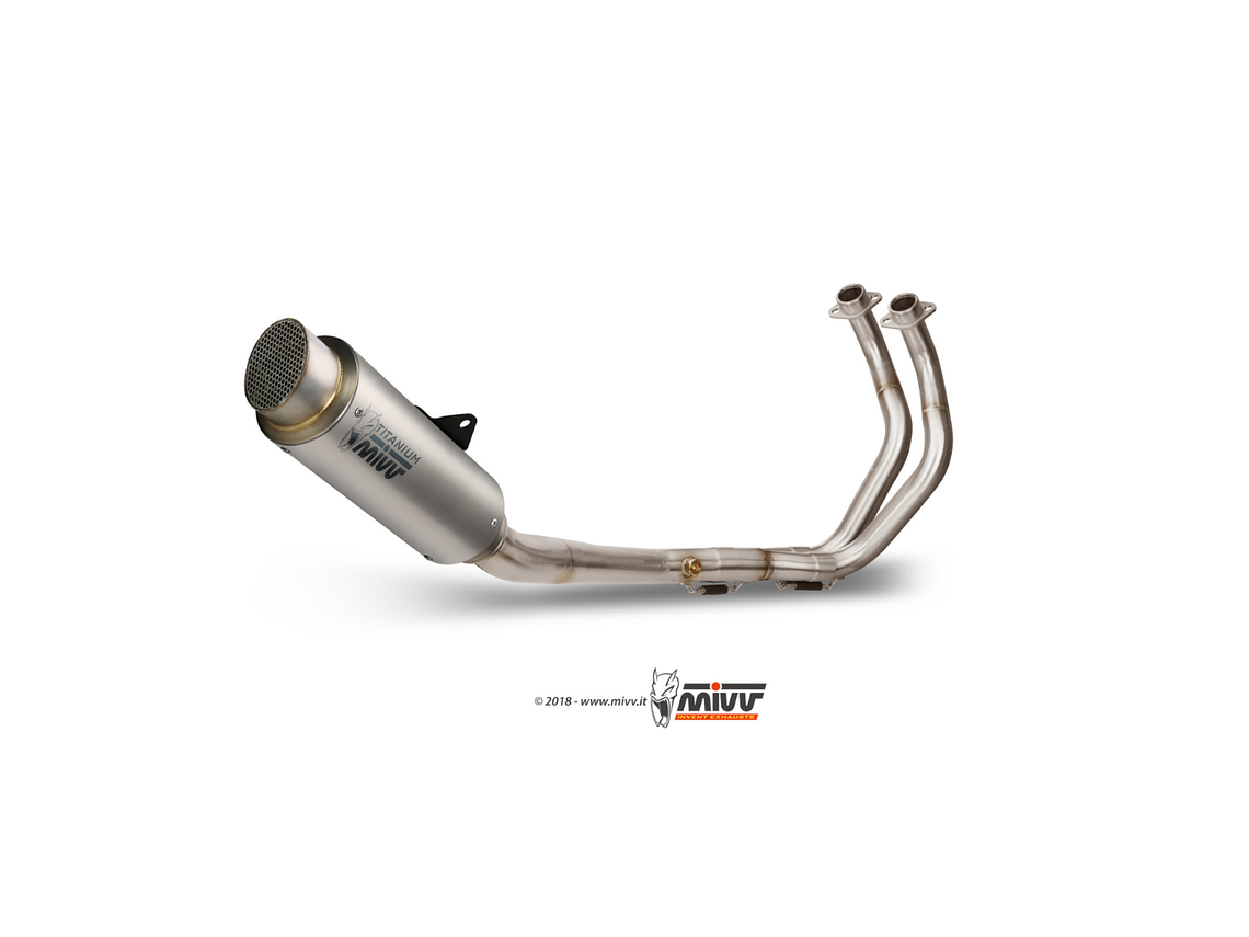 Linha Escape Completo MIVV GP Pro Inox Yamaha MT-07 2021-2024  3