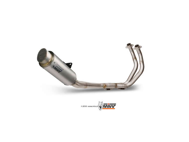 Linha Escape Completo MIVV GP Pro Inox Yamaha MT-07 2021-2024  3