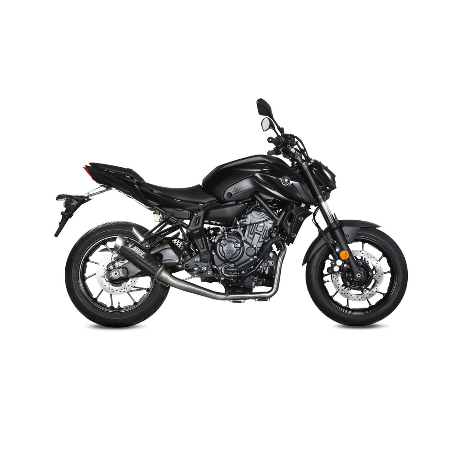 Linha Escape Completo MIVV GP Pro Carbono Yamaha MT-07 2021-2024  1