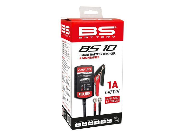 Carregador de Baterias Inteligente 6/12V 1A BS10 - BS Battery 1