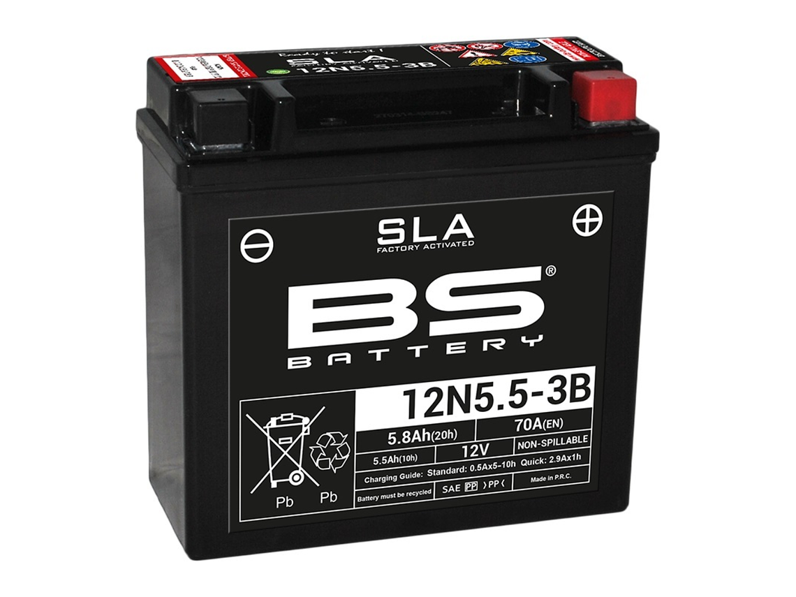 Bateria 12N5.5-3B (FA) SLA - 300840 - BS Battery  1