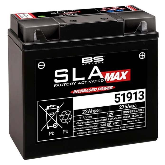 Bateria 51913 (FA) SLA MAX - 300860 - BS Battery  1