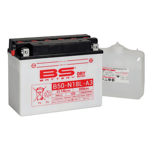 Bateria BS B50-N18L-A3 C/ Eletrólitos - 310548 