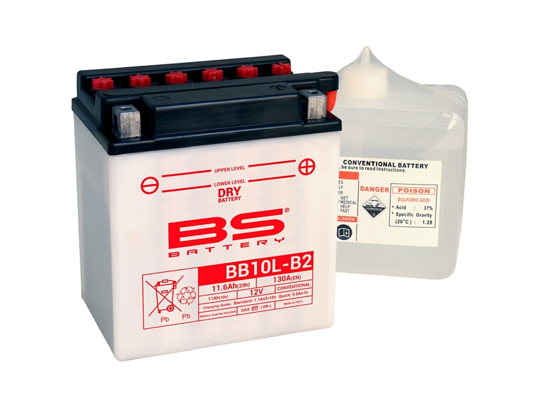 Bateria BS BB10L-B2 C/ Eletrólitos - 310557 - BS Battery 1