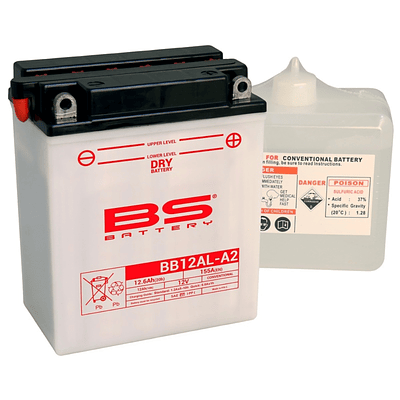 Bateria BS BB12AL-A2 C/ Eletrólitos - 310564