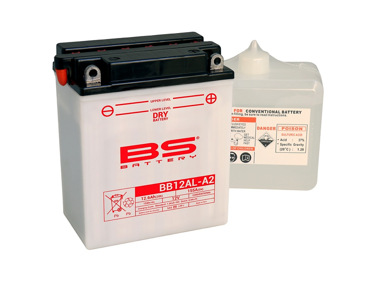 Bateria BS BB12AL-A2 C/ Eletrólitos - 310564 1