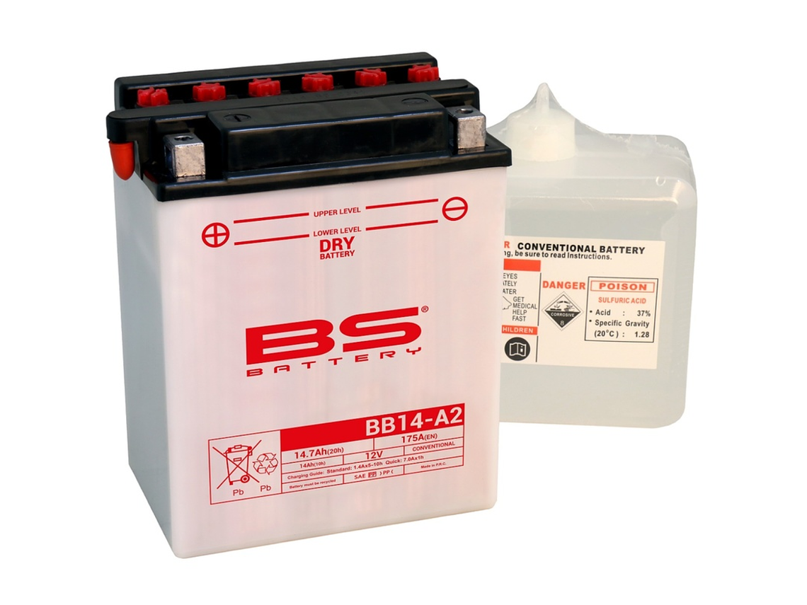 Bateria BS BB14-A2 C/ Eletrólitos - 310567 1