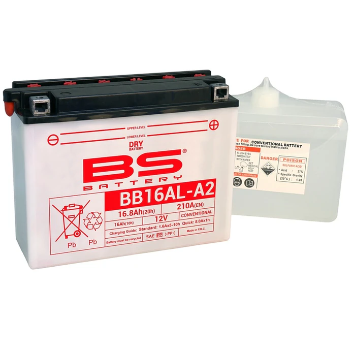Bateria BS BB16AL-A2 C/ Eletrólitos - 310576  1