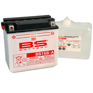 Bateria BS BB16B-A C/ Eletrólitos - 310580 - BS Battery 