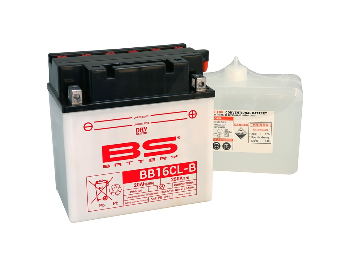 Bateria BS BB16CL-B C/ Eletrólitos - 310579 - BS Battery  1