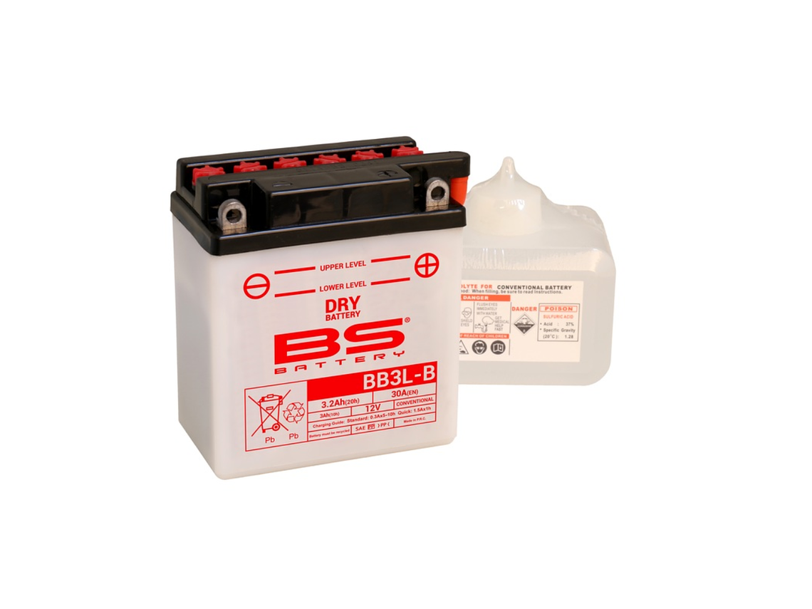 Bateria BS BB3L-B (YB3L-B) - Yamaha DTR 125 1
