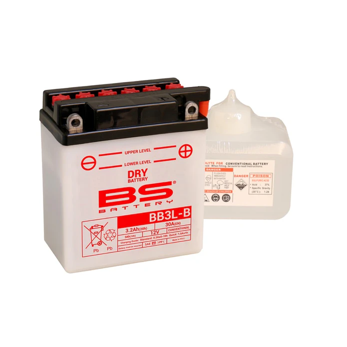 Bateria BS BB3L-B (YB3L-B) - Yamaha DTR 125 1