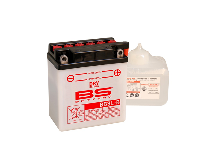 Bateria BS BB3L-B (YB3L-B) - Yamaha DTR 125 1