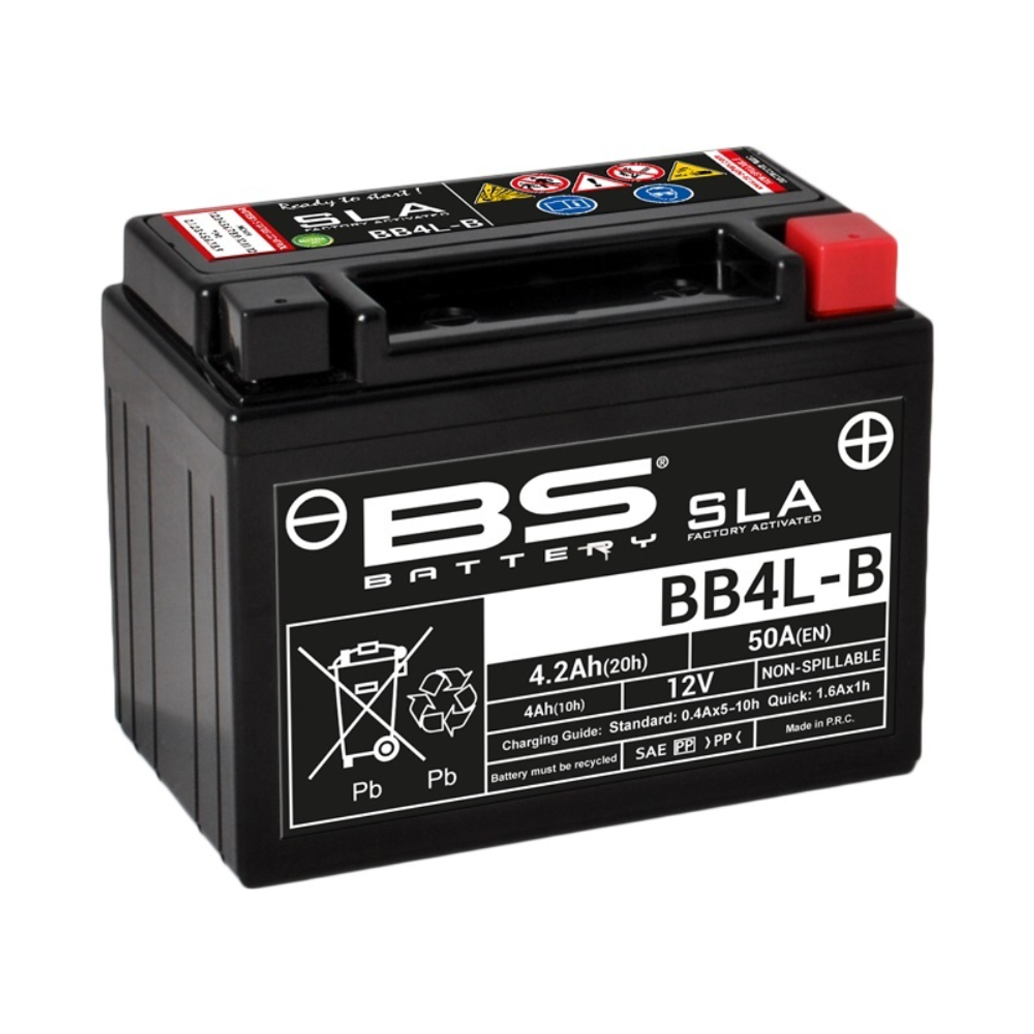 Bateria BS BB4L-B (FA) SLA - 300665 - BS Battery 1