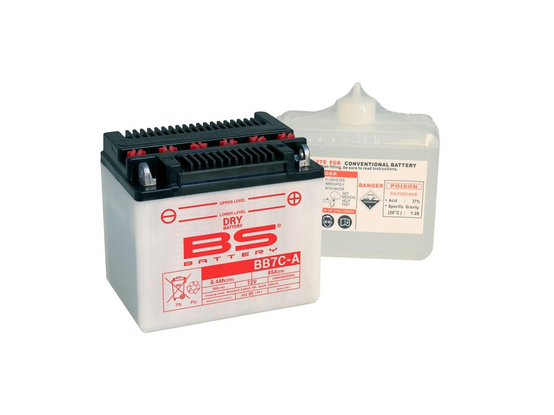 Bateria BS BB7C-A C/ Eletrólitos - 310593 - BS Battery  1