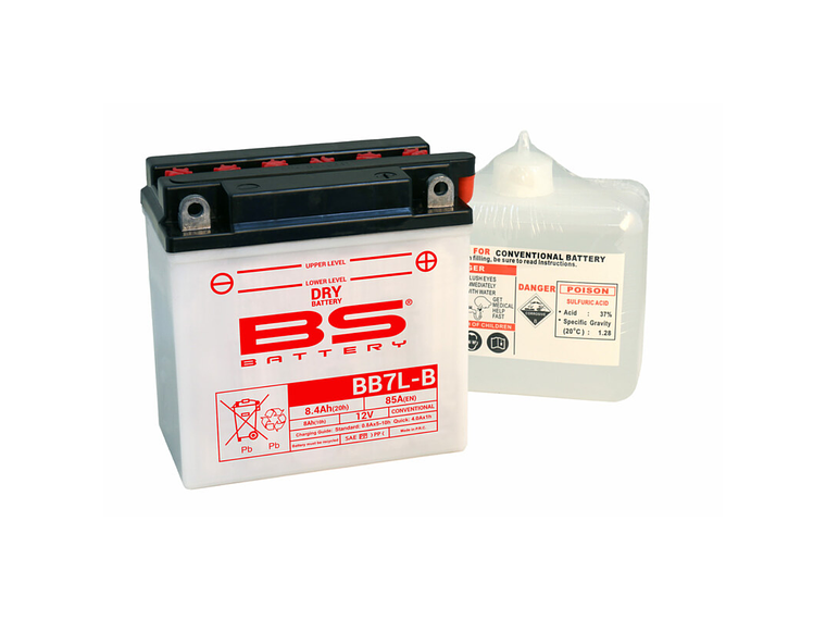 Bateria BS BB7L-B C/ Eletrólitos - 310594 - BS Battery  1