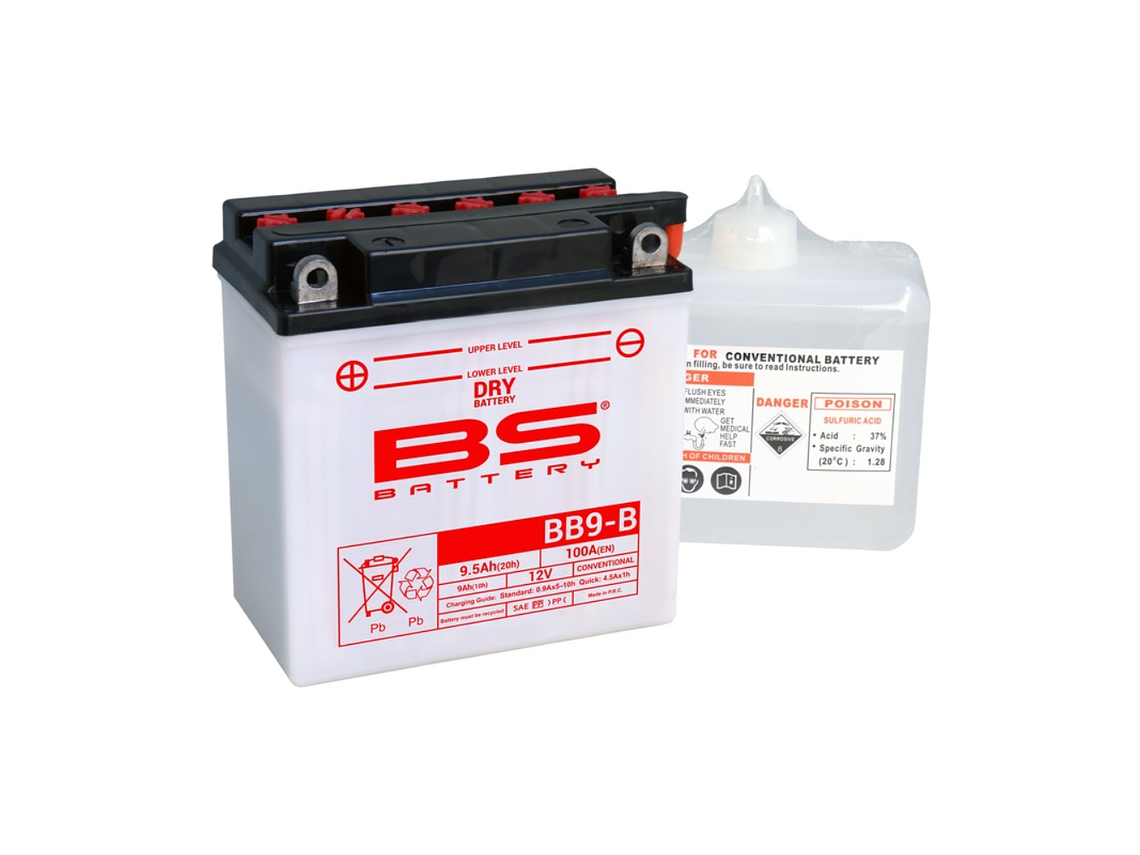 Bateria BS BB9-B C/ Eletrólitos - 310596 - BS Battery  1