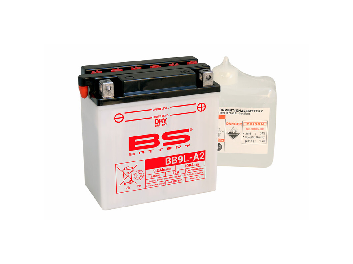 Bateria BS BB9L-A2 C/ Eletrólitos - 310598 - BS Battery  1