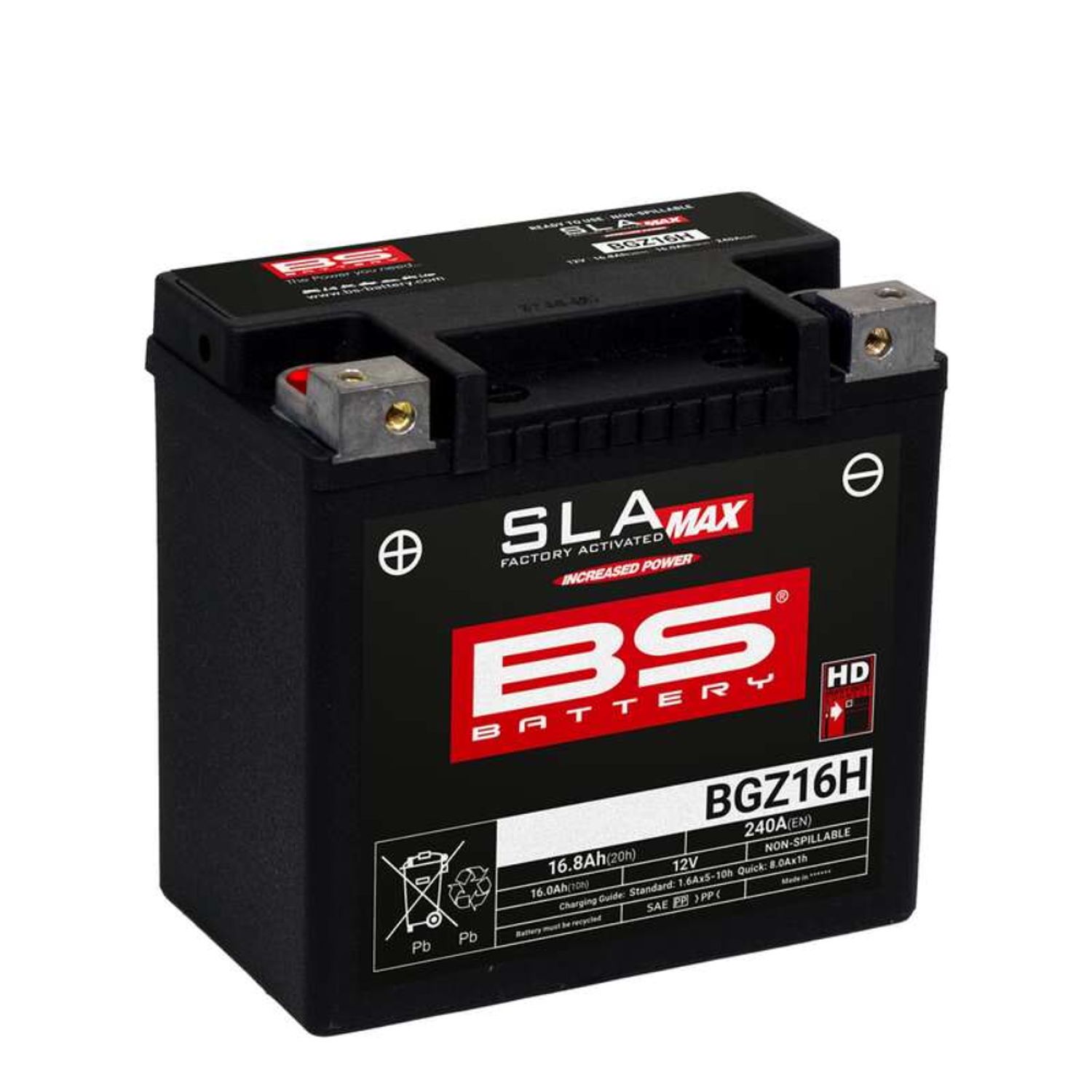 Bateria BS BGZ16H MAX (FA) - 300931 - BS Battery  1