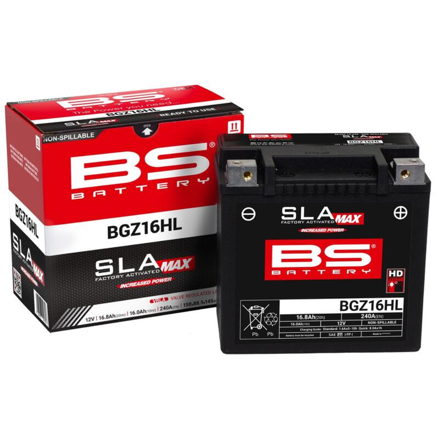 Bateria BS BGZ16HL MAX (FA) - 300932 - BS Battery  2