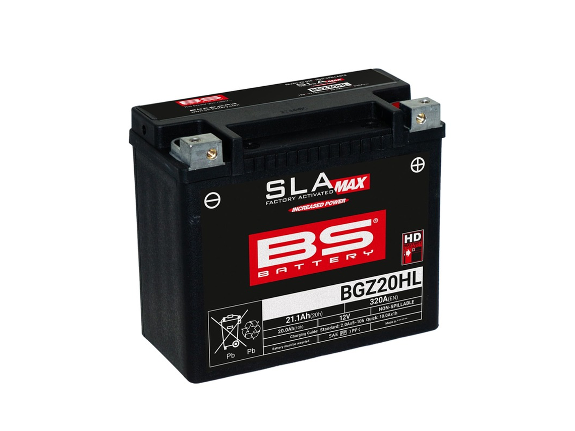 Bateria BS BGZ20HL MAX (FA) - 300934 - BS Battery  1