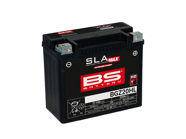 Bateria BS BGZ20HL MAX (FA) - 300934 - BS Battery  1