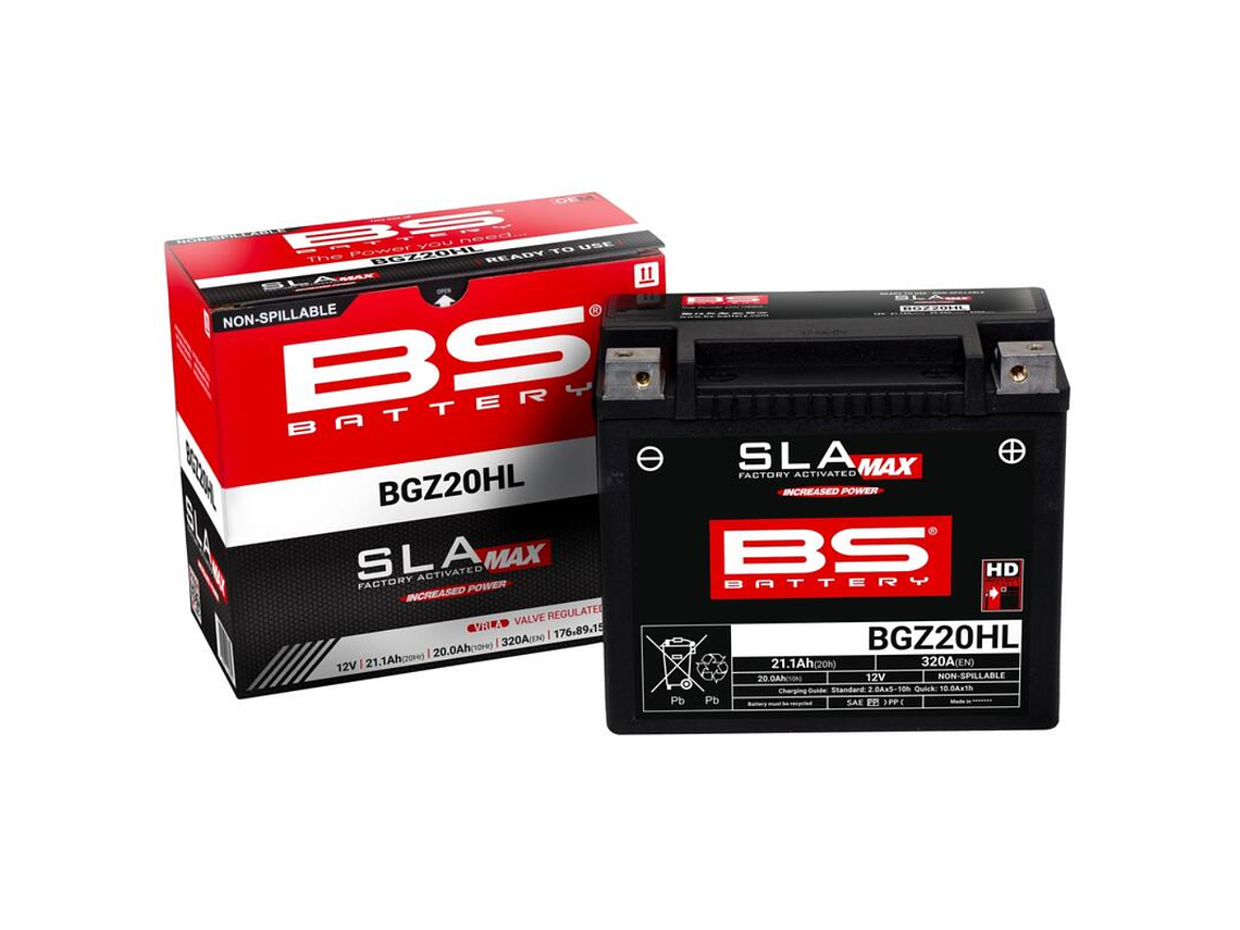 Bateria BS BGZ20HL MAX (FA) - 300934 - BS Battery  2