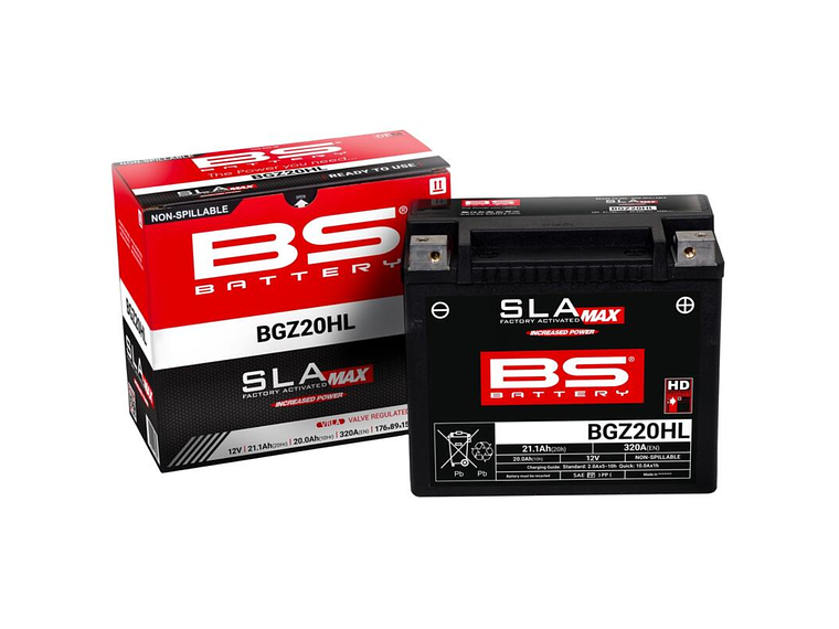 Bateria BS BGZ20HL MAX (FA) - 300934 - BS Battery  2
