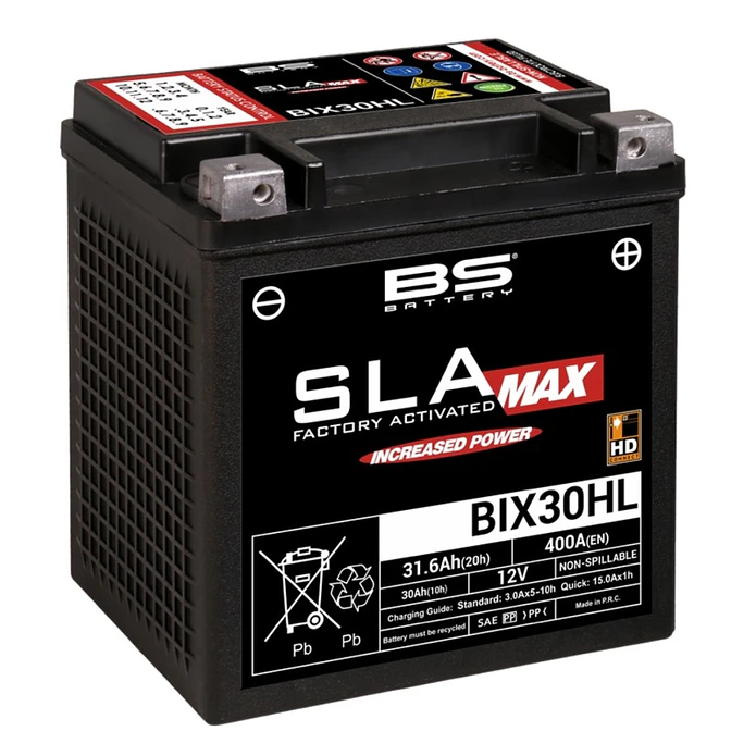 Bateria BS BIX30HL (FA) SLA MAX - 300884 - BS Battery  1