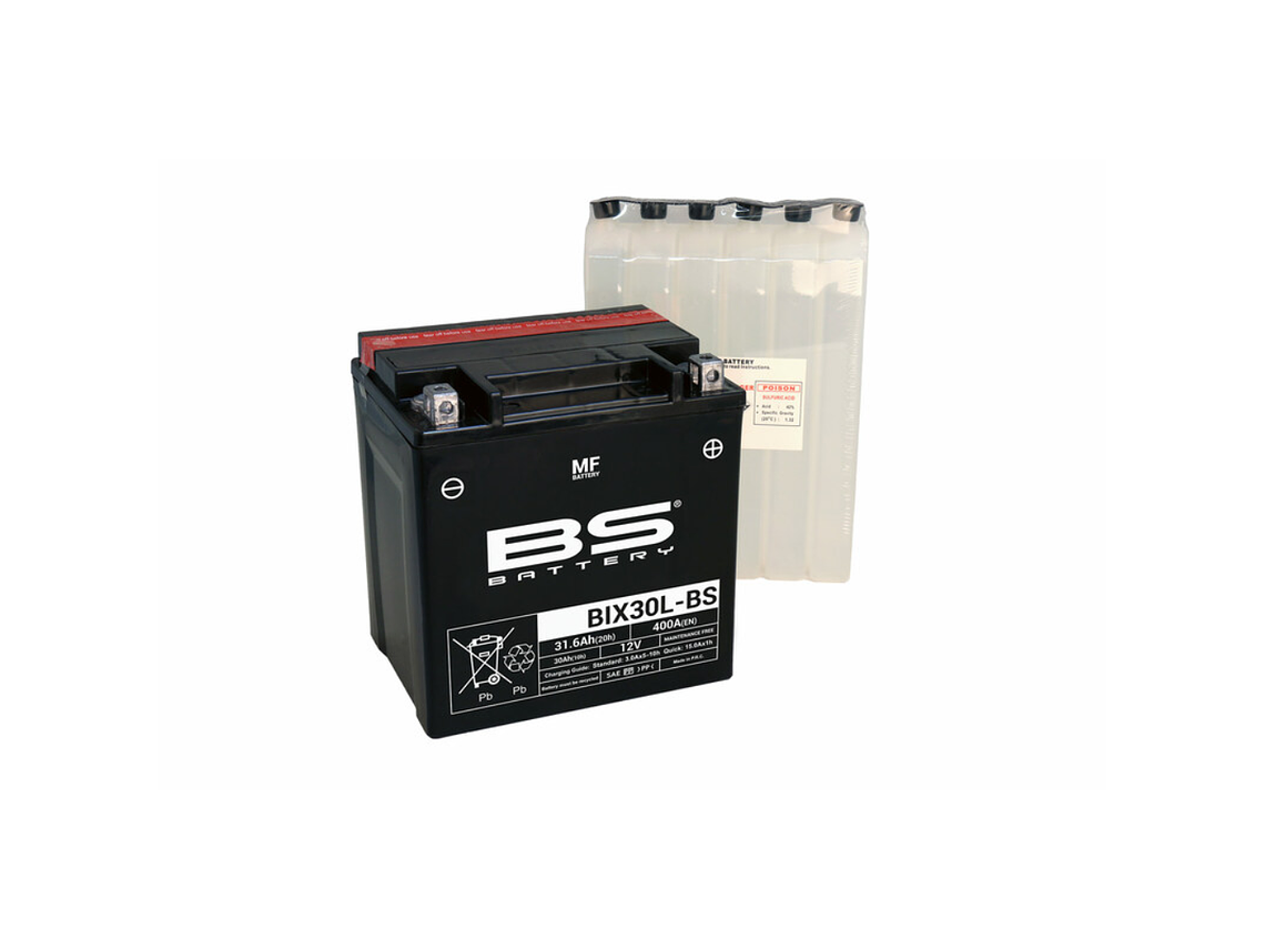 Bateria BS BIX30L-BS - 300753 - BS Battery  1