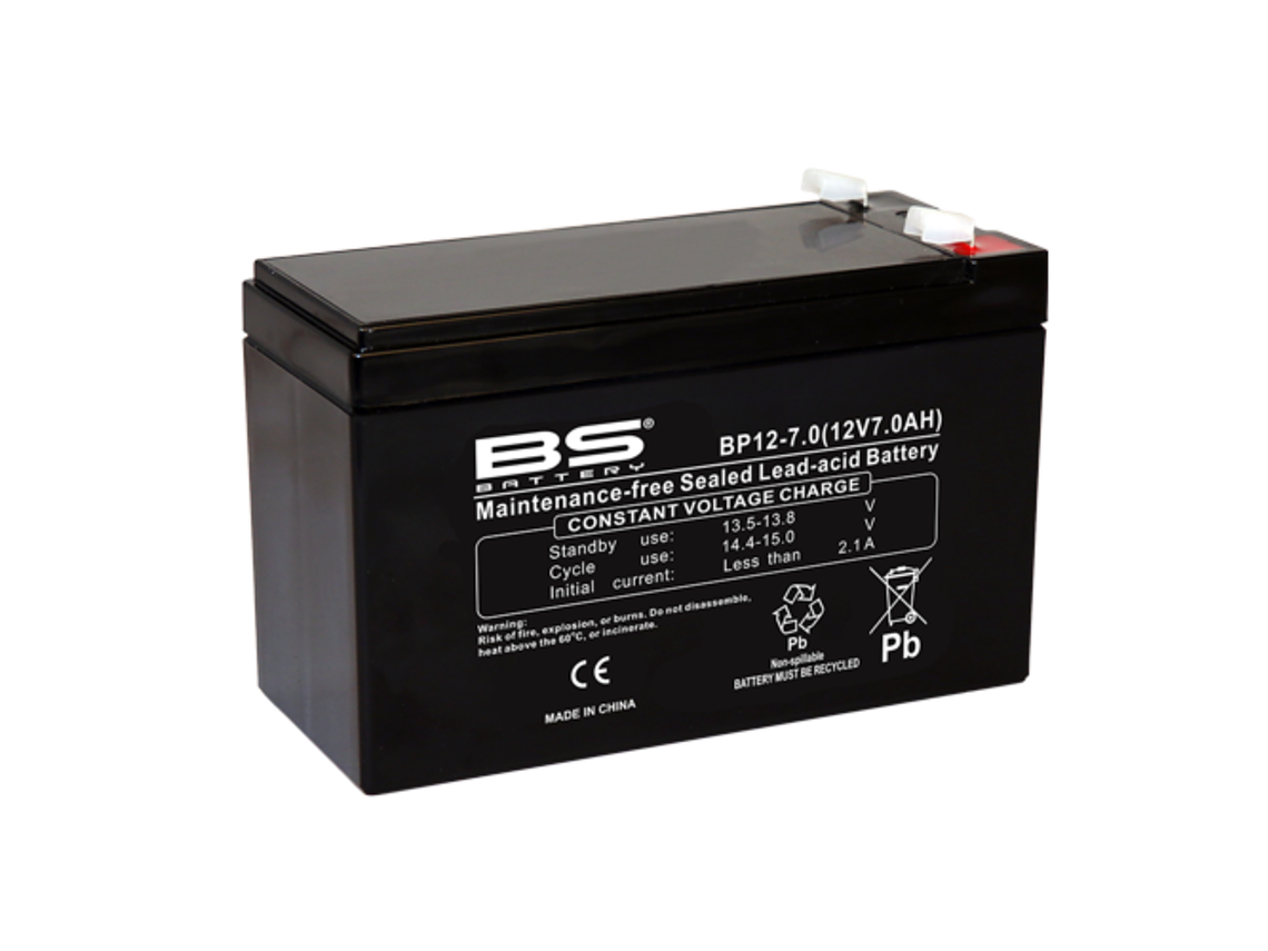 Bateria AGM 12V 7Ah BS BP12-7 - 300892 - BS Battery  1