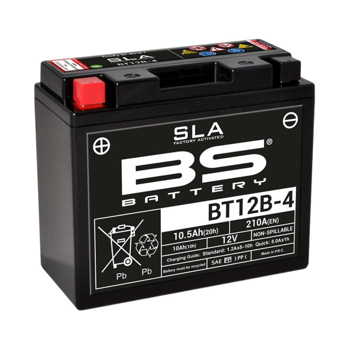 Bateria BS BT12B-4 (FA) SLA - 300643 - BS Battery  1