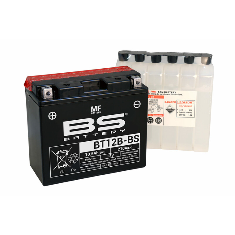 Bateria BS BT12B-BS - 300628 - BS Battery  1