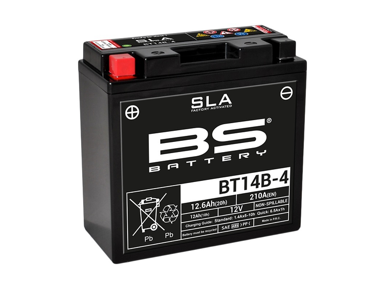 Bateria BS BT14B-4 (FA) SLA - 300644 - BS Battery  1
