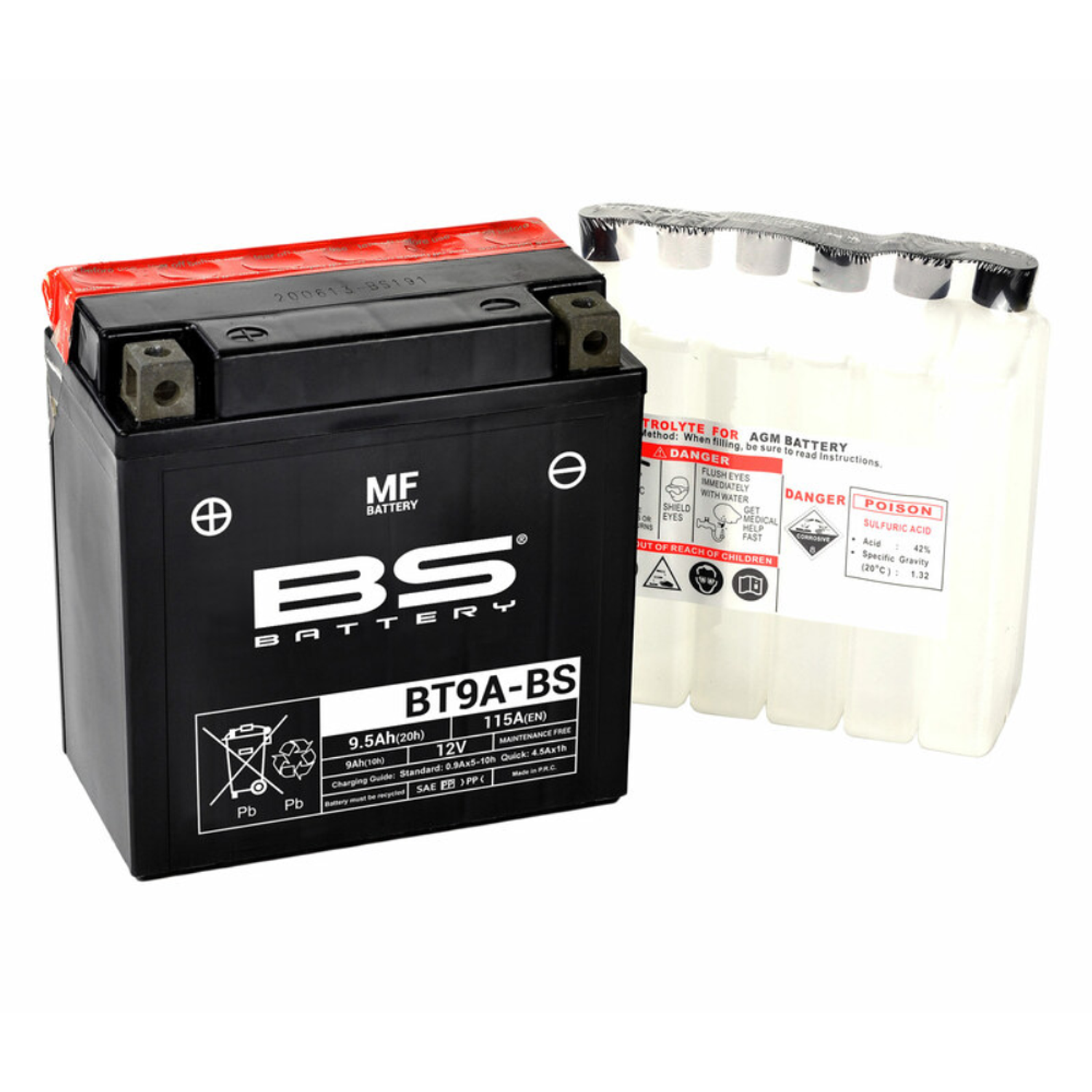 Bateria BS BT9A-BS (SWM 440) - 300748 - BS Battery  1
