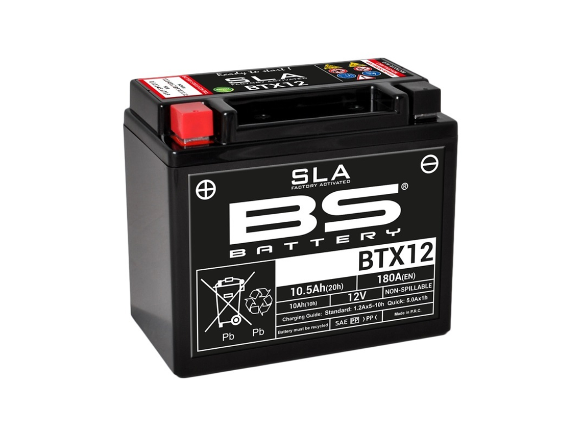 Bateria BS BTX12 (FA) SLA - 300680 - BS Battery  1