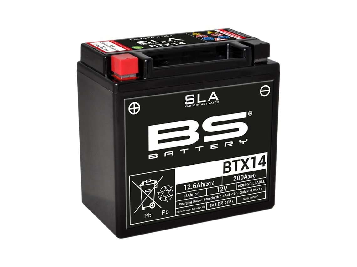 Bateria BS BTX14 (FA) SLA - 300681 - BS Battery  1
