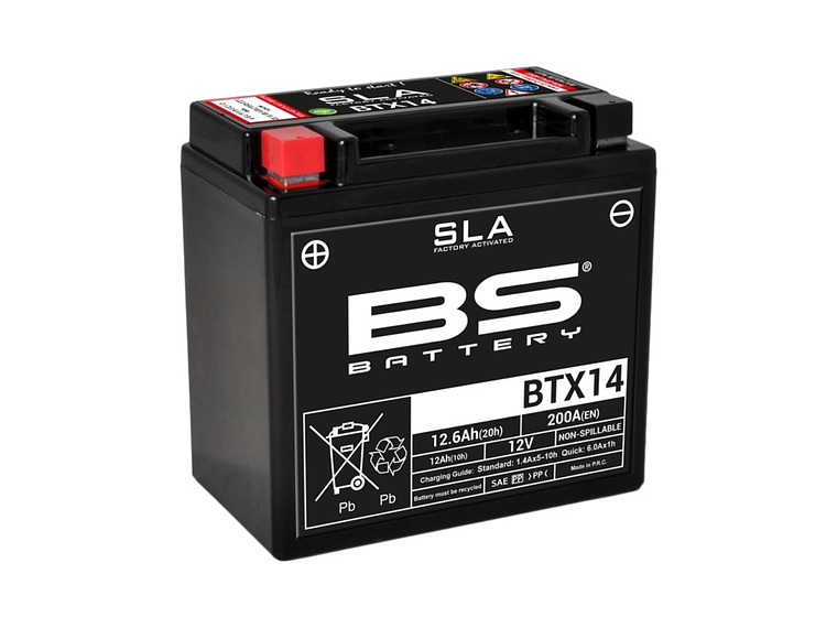 Bateria BS BTX14 (FA) SLA - 300681 - BS Battery  1