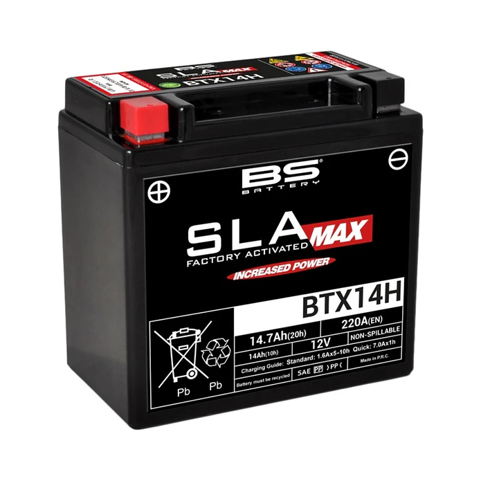Bateria BS BTX14H SLA MAX / GYZ16H - 300887 - BS Battery  1