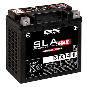 Bateria BS BTX14HL SLA MAX - 300882 - BS Battery 
