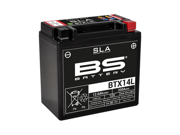 Bateria BS BTX14L (FA) - 300760 - BS Battery  1