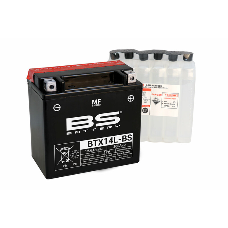 Bateria BS BTX14L-BS - 300605 - BS Battery  1