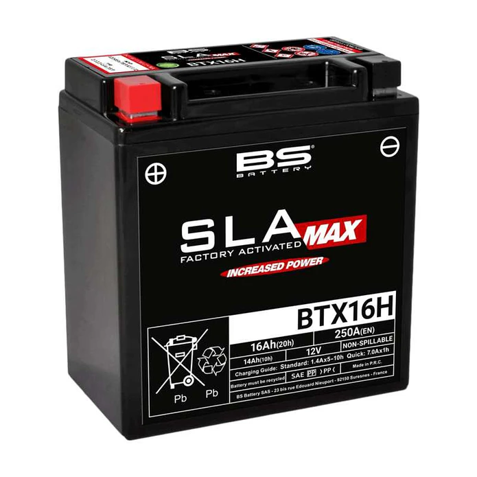 Bateria BS BTX16H (FA) SLA MAX - 300896 - BS Battery  1