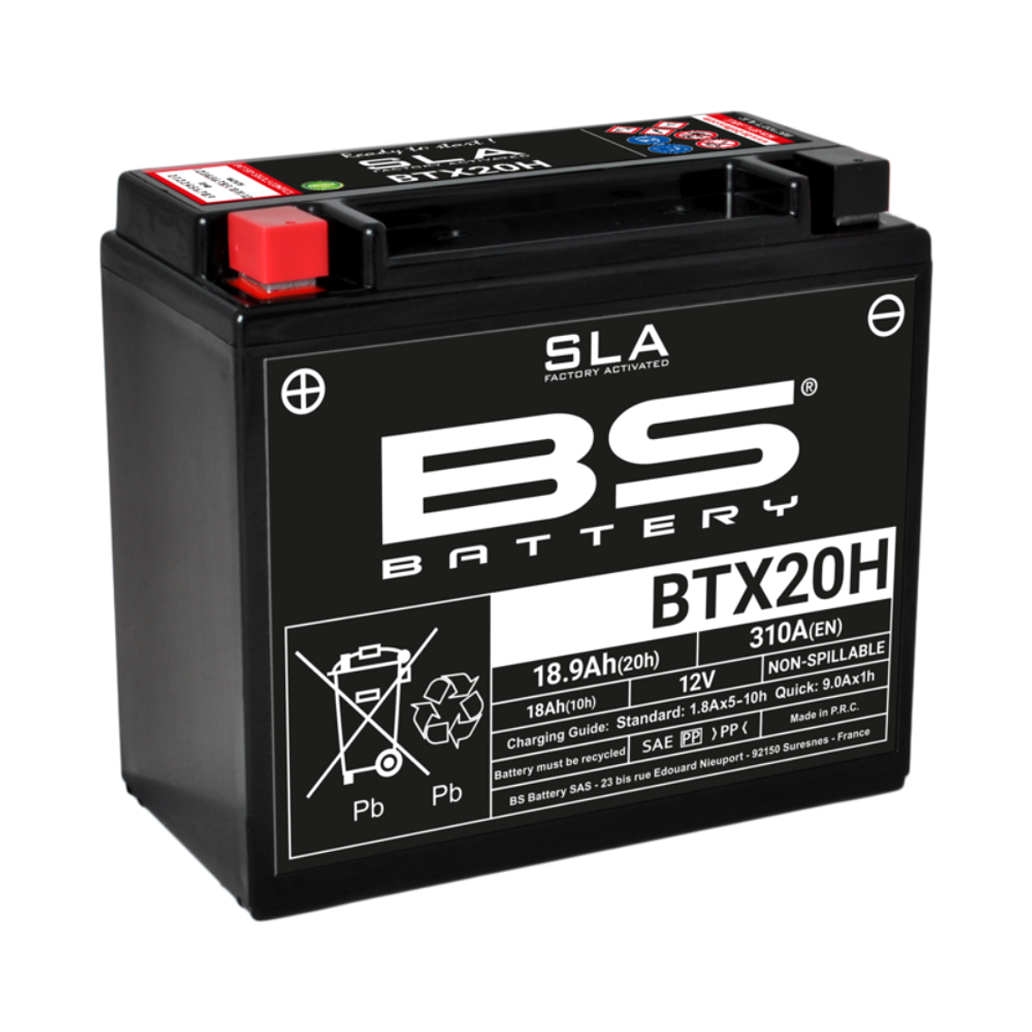 Bateria BS BTX20H (FA) - 300688 - BS Battery  1