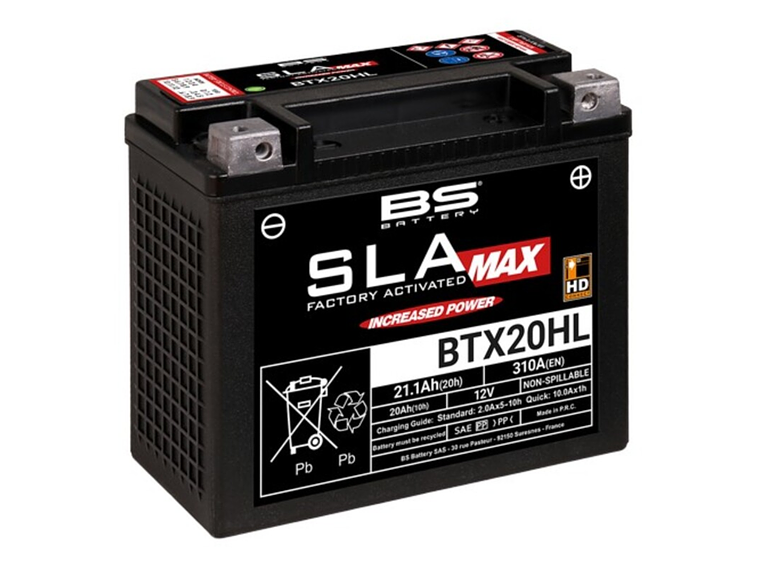 Bateria BS BTX20HL (FA) SLA MAX - 300883 - BS Battery  1
