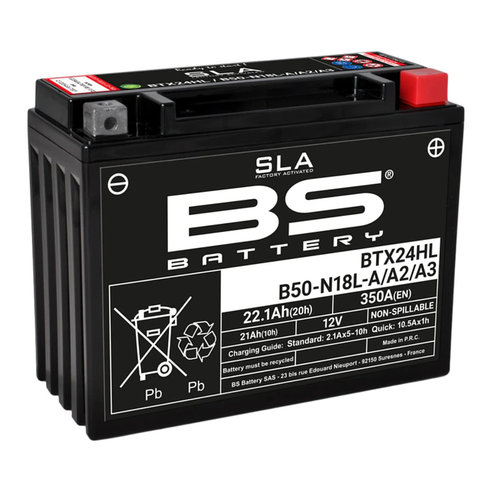 Bateria BS BTX24HL (FA) SLA / B50-N18L-A3 (FA) SLA - 300770 - BS Battery  1